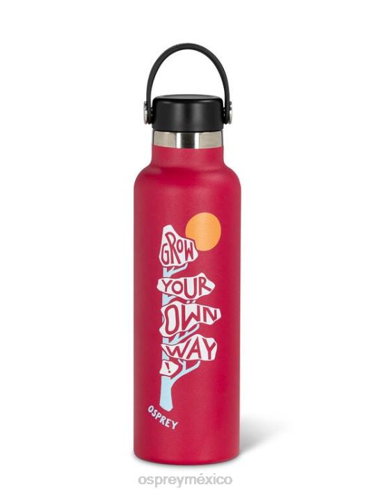 Osprey TPDI652 accesorio pargo rojo unisexo matraz hidro | cultive a su manera productos de marca en botella de 21 oz