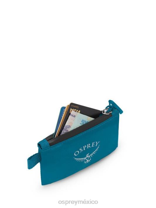 Osprey TPDI687 accesorio frente al mar azul unisexo accesorios de viaje billetera ultraligera