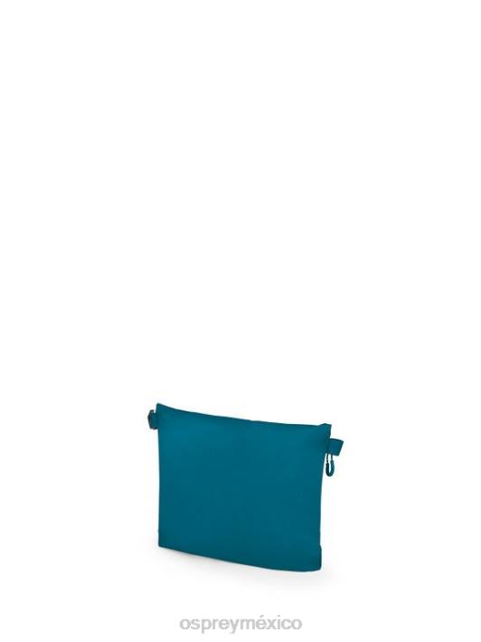 Osprey TPDI705 accesorio frente al mar azul unisexo Saco ultraligero con cremallera accesorios de viaje medianos.