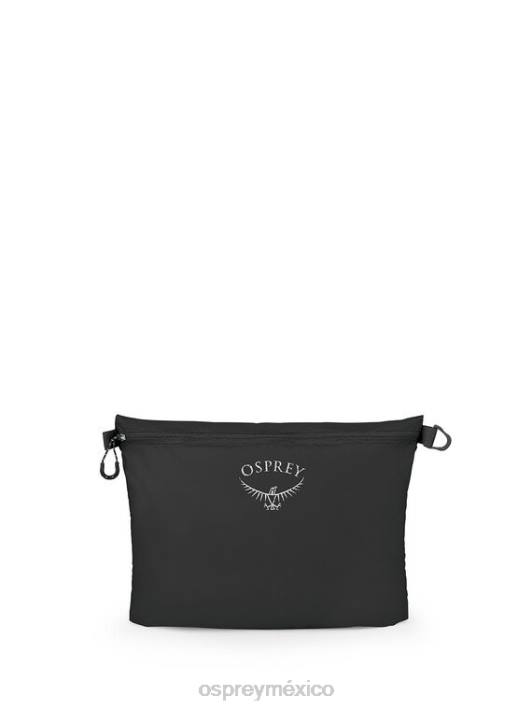 Osprey TPDI708 accesorio negro unisexo Bolsa ultraligera con cremallera, accesorios de viaje grandes.