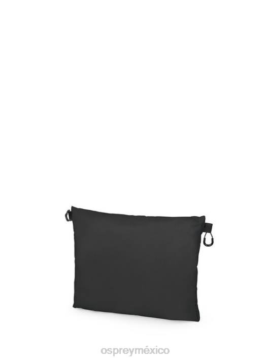 Osprey TPDI708 accesorio negro unisexo Bolsa ultraligera con cremallera, accesorios de viaje grandes.