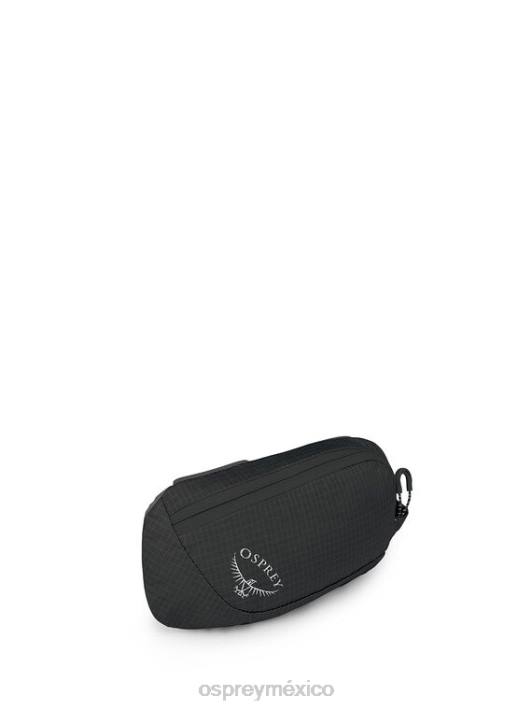 Osprey TPDI716 accesorio negro unisexo bolsillo del paquete | acceso al aire libre con cremallera