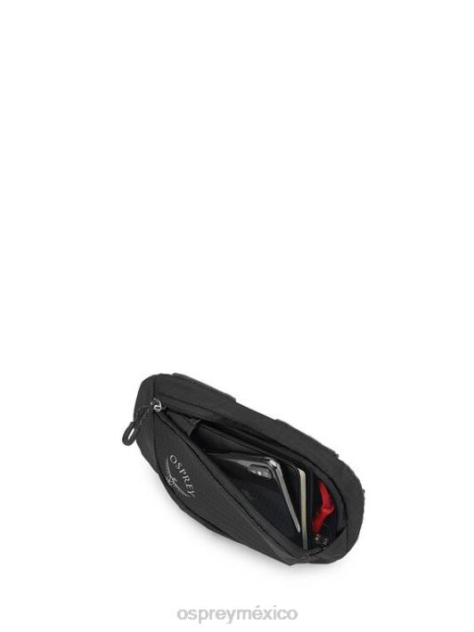 Osprey TPDI716 accesorio negro unisexo bolsillo del paquete | acceso al aire libre con cremallera
