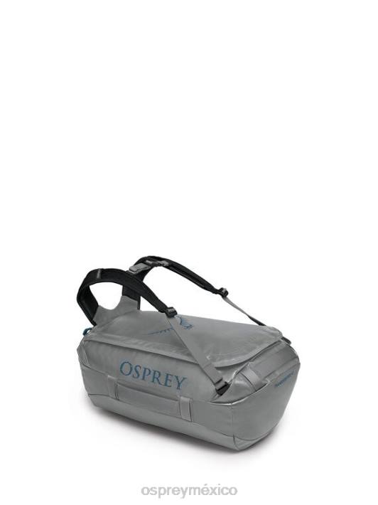 Osprey TPDI569 bolsa humo gris unisexo Bolsa de viaje Transporter 40 Bolsa de expedición