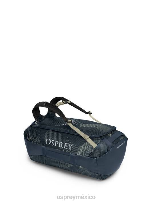 Osprey TPDI595 bolsa estampado de líneas de camuflaje unisexo Bolsa de viaje Transporter 65 Bolsa de expedición