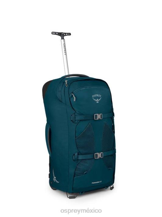 Osprey TPDI522 paquete de equipaje noche selva azul mujer mochila de viaje con ruedas fairview ruedas de 65 l/27,5" | mochila de viaje con equipaje de mano