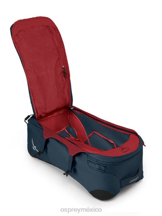 Osprey TPDI524 paquete de equipaje azul espacial apagado hombres farpoint mochila de viaje con ruedas 65l/27,5