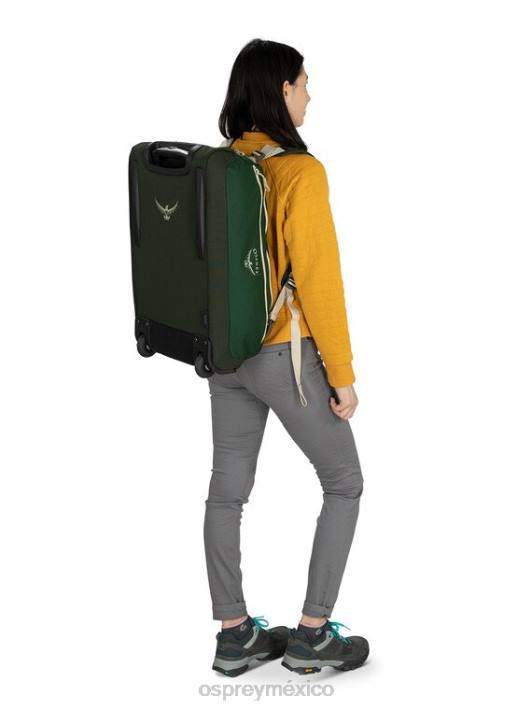 Osprey TPDI538 maleta estampado de follaje de palma unisexo bolso de mano con ruedas daylite 40 travel