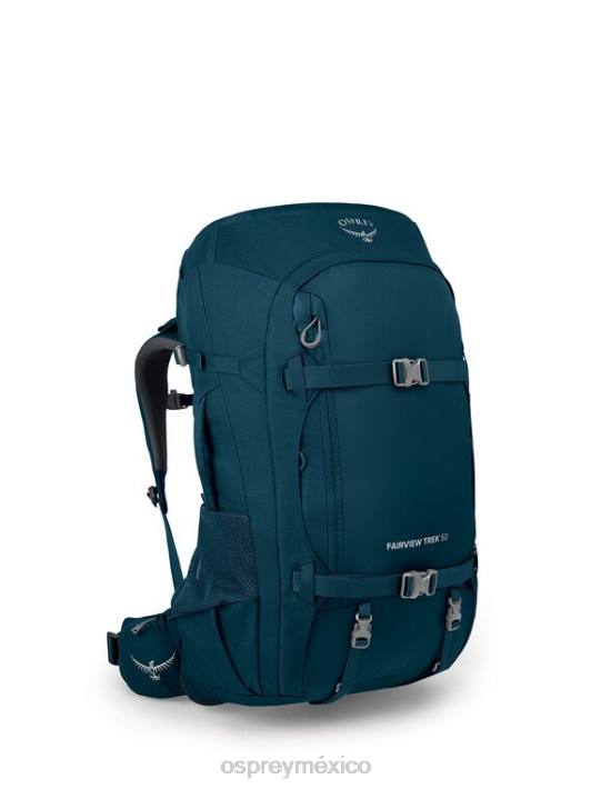 Osprey TPDI499 paquete de equipaje noche selva azul mujer viaje a fairview trek 50 | trekking