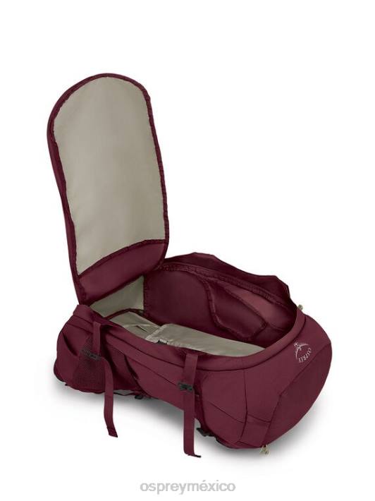 Osprey TPDI500 paquete de equipaje circón rojo mujer viaje a fairview trek 50 | trekking