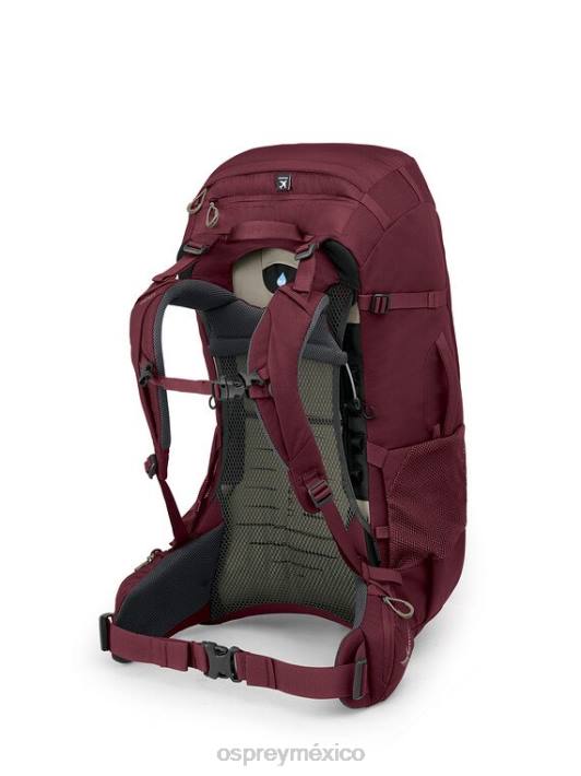 Osprey TPDI500 paquete de equipaje circón rojo mujer viaje a fairview trek 50 | trekking