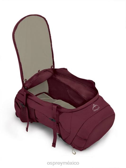 Osprey TPDI502 paquete de equipaje circón rojo mujer viaje a fairview trek 70 | trekking
