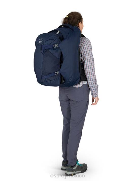 Osprey TPDI508 paquete de equipaje circón rojo mujer paquete de viaje fairview 55 paquete de viaje