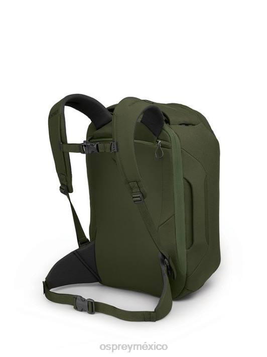 Osprey TPDI547 bolsa heno verde unisexo mochila de viaje porter equipaje de mano 30 viajes