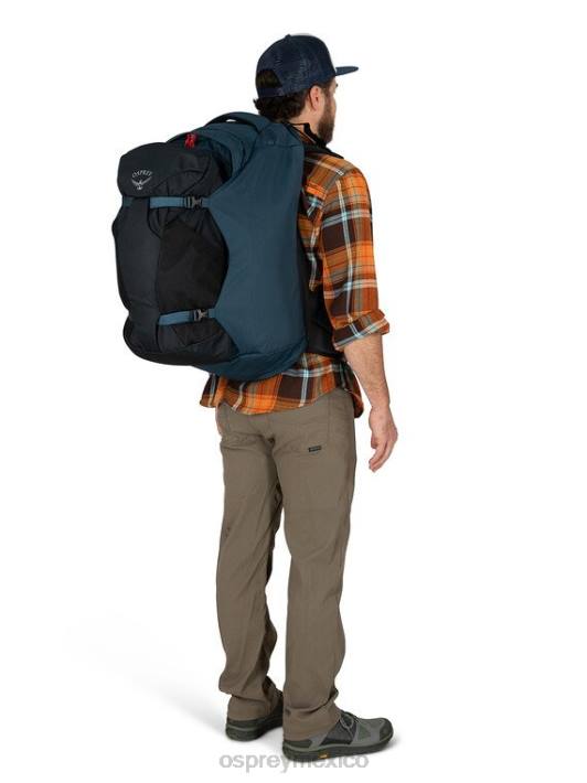 Osprey TPDI550 bolsa tuza verde hombres paquete de viaje farpoint 40 paquete de viaje