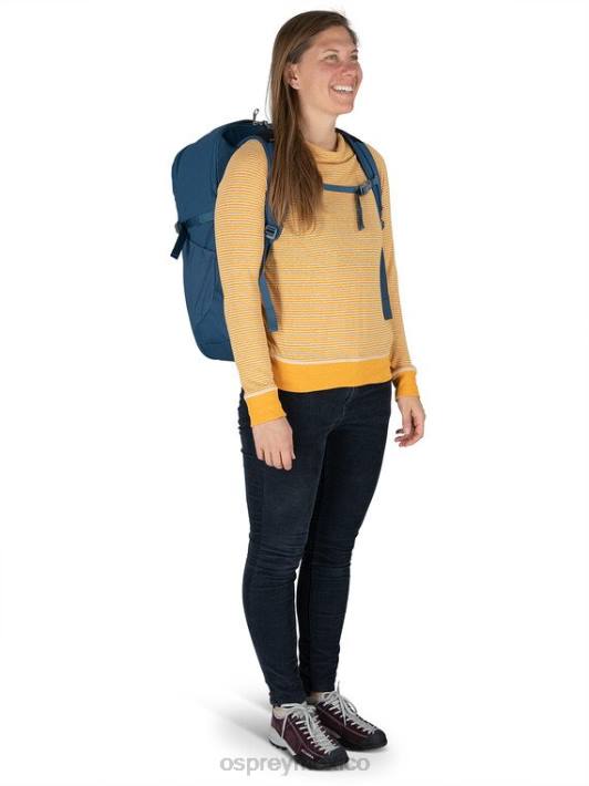 Osprey TPDI578 bolsa estampado de follaje de palma unisexo mochila de viaje de mano daylite 44 viajes