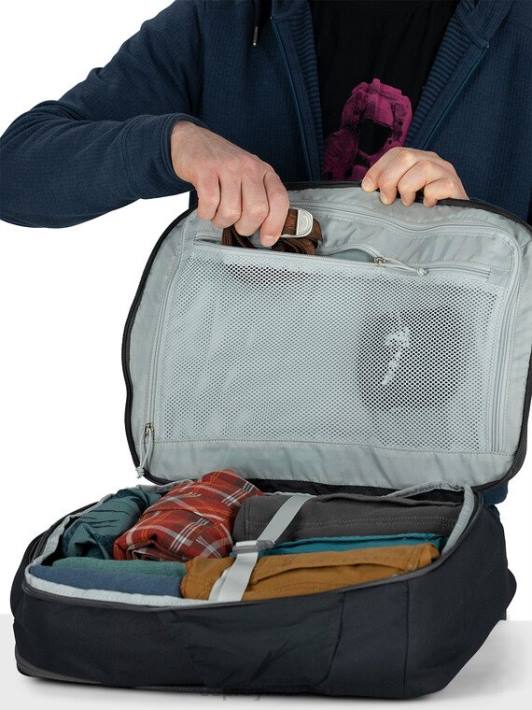 Osprey TPDI582 bolsa estampado de follaje de palma unisexo paquete de viaje expandible daylite 26+6 viajes