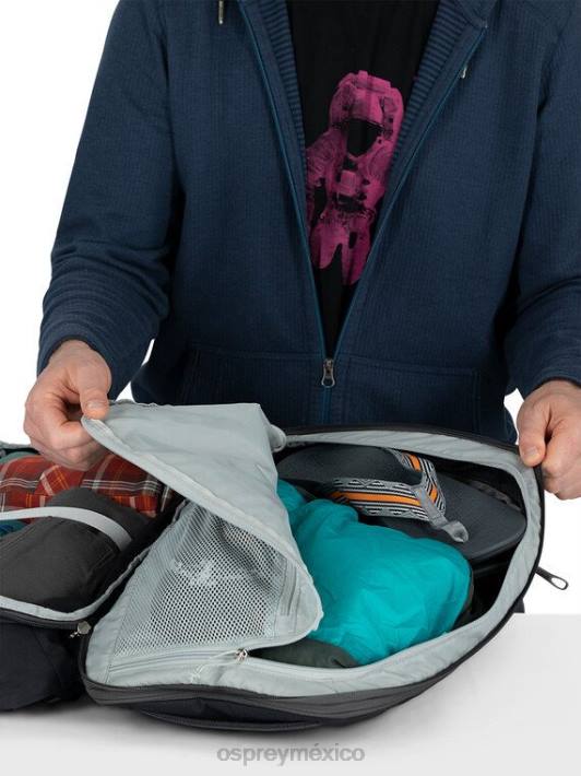 Osprey TPDI582 bolsa estampado de follaje de palma unisexo paquete de viaje expandible daylite 26+6 viajes