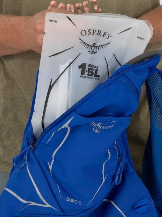 Osprey TPDI178 mochila gris carbón oscuro hombres duro 6 trail running