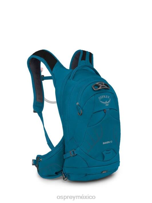 Osprey TPDI118 mochila frente al mar azul unisexo cuervo 10 en bicicleta
