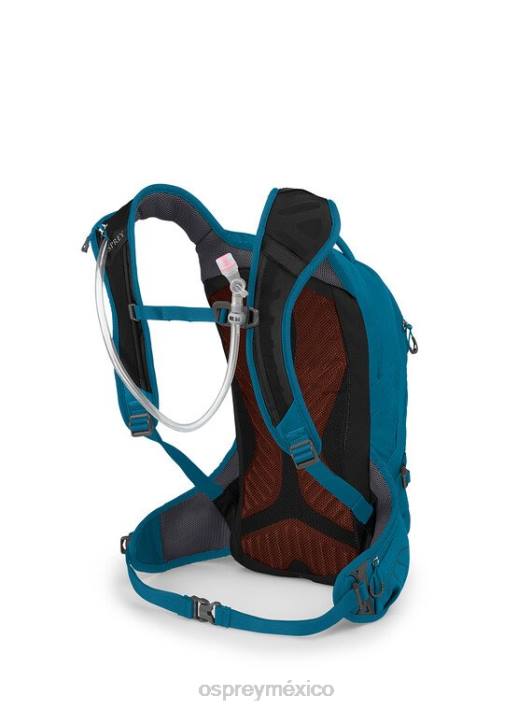 Osprey TPDI118 mochila frente al mar azul unisexo cuervo 10 en bicicleta