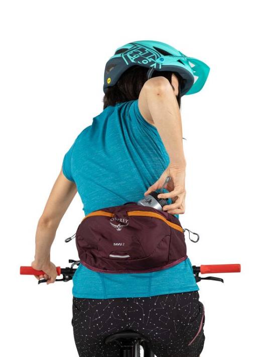 Osprey TPDI133 mochila negro unisexo savu 2 en bicicleta