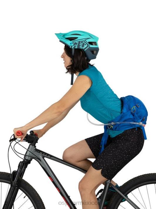 Osprey TPDI144 mochila postal azul unisexo serie 7 en bicicleta