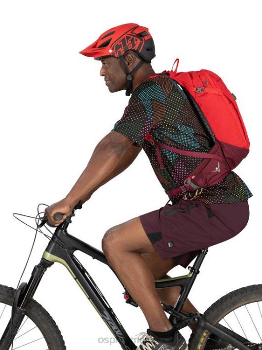 Osprey TPDI148 mochila negro unisexo jilguero 12 en bicicleta