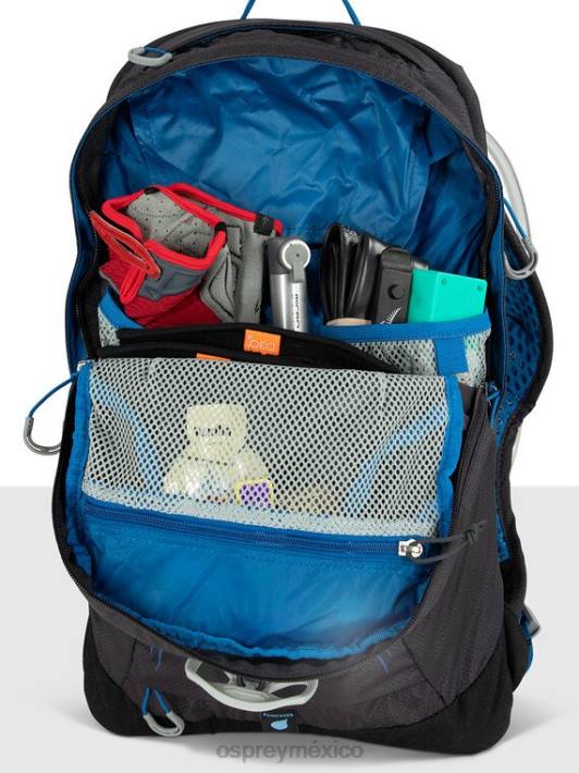 Osprey TPDI161 mochila verde baikal unisexo Sylva 5 en bicicleta