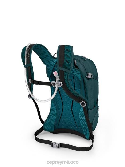 Osprey TPDI163 mochila verde baikal unisexo Sylva 12 en bicicleta