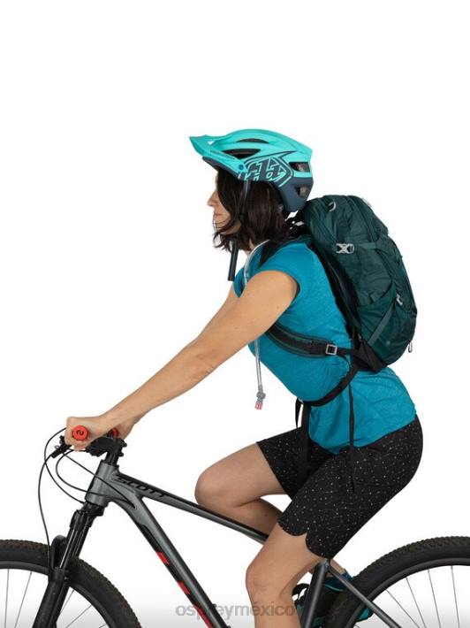 Osprey TPDI163 mochila verde baikal unisexo Sylva 12 en bicicleta