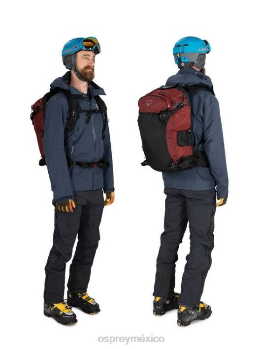 Osprey TPDI466 mochila montaña roja hombres soelden pro 32 esquí de travesía/snowboard