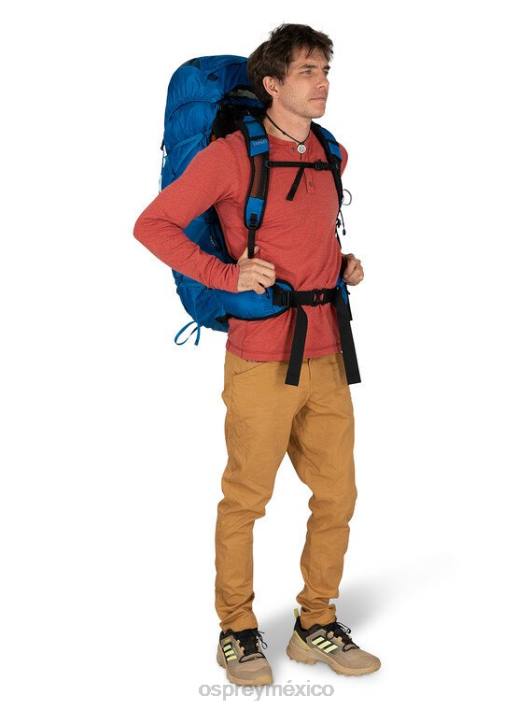 Osprey TPDI25 mochila cinta azul hombres exos 58 mochila ultraligera