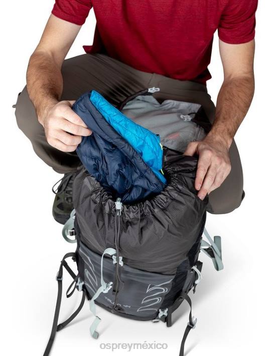 Osprey TPDI27 mochila sigilo negro hombres garra 44 mochilero | senderismo | multideporte