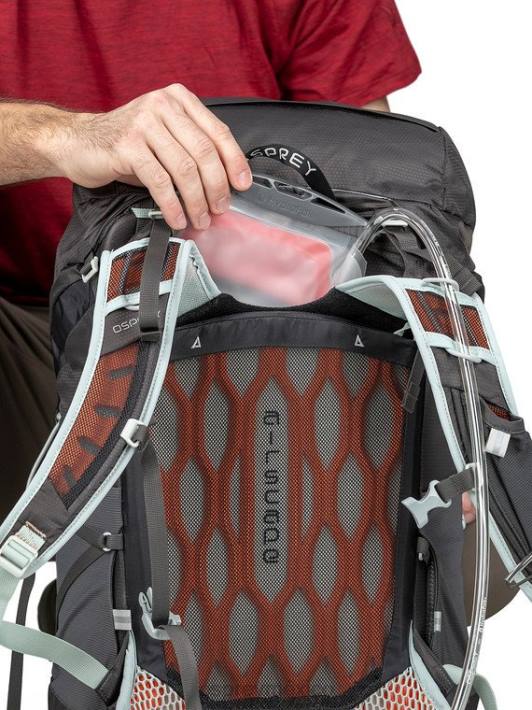 Osprey TPDI28 mochila azul ceramica hombres garra 44 mochilero | senderismo | multideporte