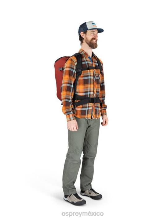 Osprey TPDI422 mochila bazán rojo unisexo escarabajo heredado 30 estilo de vida