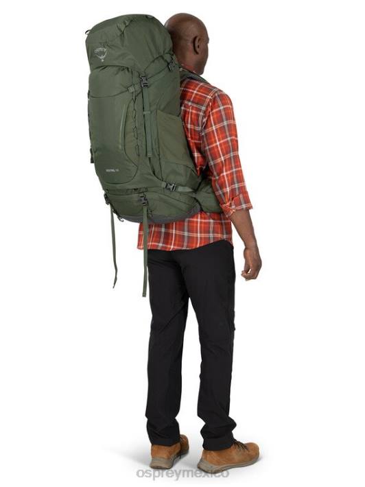 Osprey TPDI55 mochila negro unisexo cernícalo 58 mochilero