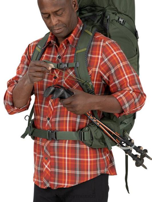 Osprey TPDI55 mochila negro unisexo cernícalo 58 mochilero