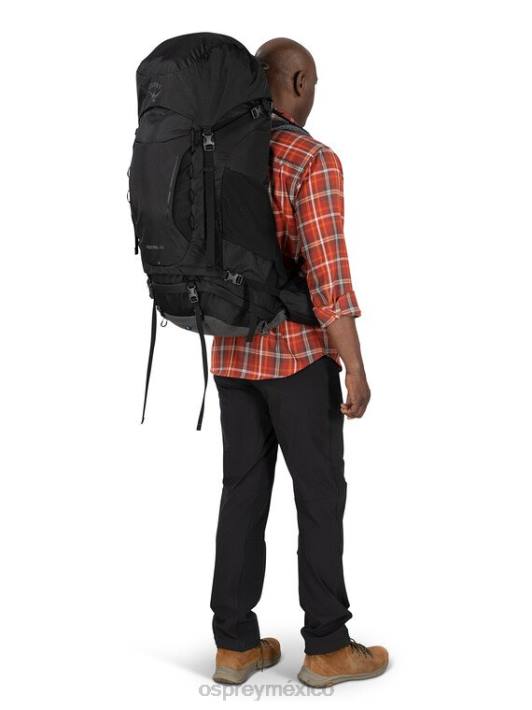 Osprey TPDI57 mochila negro unisexo cernícalo 68 mochilero