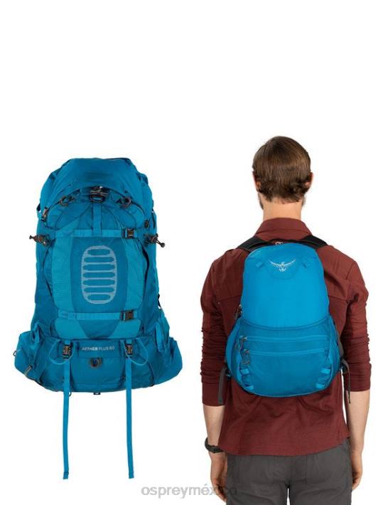Osprey TPDI67 mochila axo verde hombres éter plus 60 mochilero