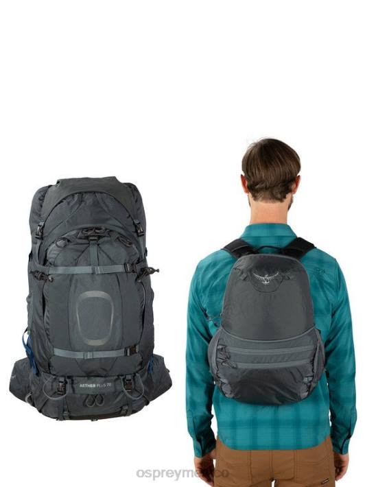 Osprey TPDI75 mochila eclipse gris hombres éter plus 70 mochilero