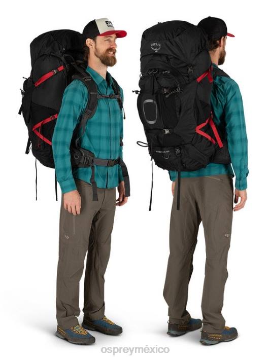 Osprey TPDI79 mochila negro hombres éter plus 85 mochilero
