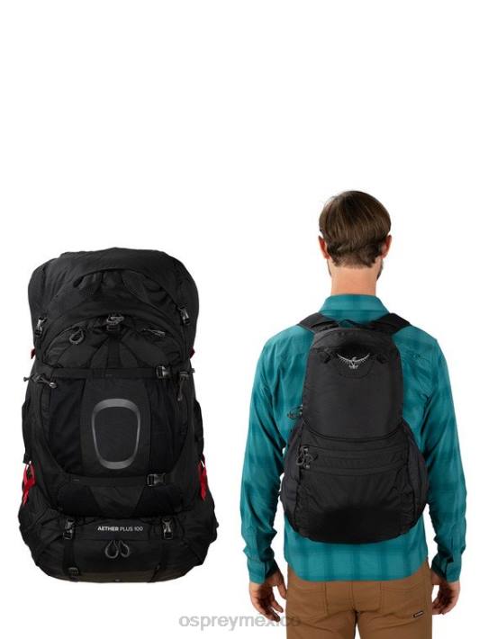 Osprey TPDI79 mochila negro hombres éter plus 85 mochilero
