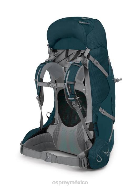Osprey TPDI89 mochila noche selva azul mujer ariel plus 60 mochilero