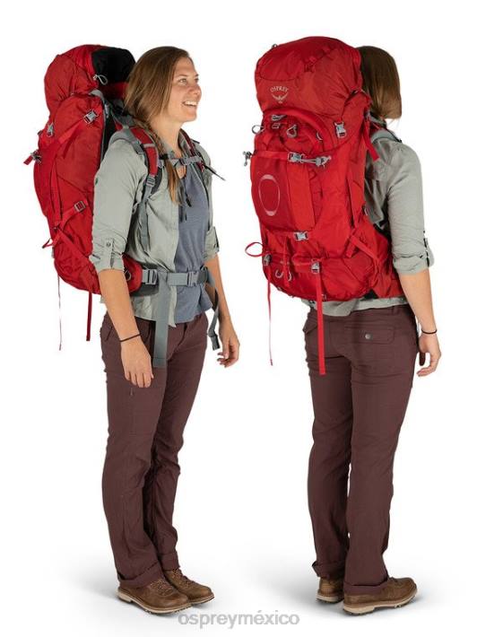 Osprey TPDI89 mochila noche selva azul mujer ariel plus 60 mochilero