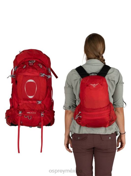 Osprey TPDI89 mochila noche selva azul mujer ariel plus 60 mochilero