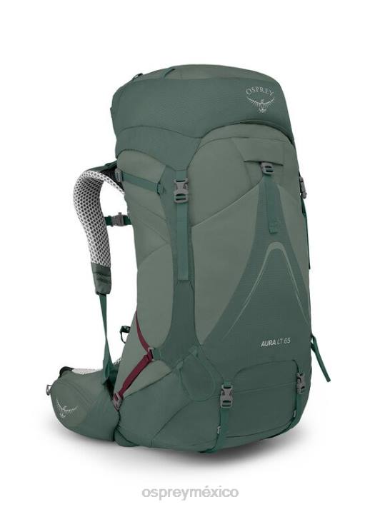 Osprey TPDI8 mochila koseret darjeeling primavera verde mujer aura ag lt 65 mochilero