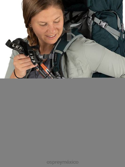 Osprey TPDI92 mochila noche selva azul mujer ariel plus 70 mochilero