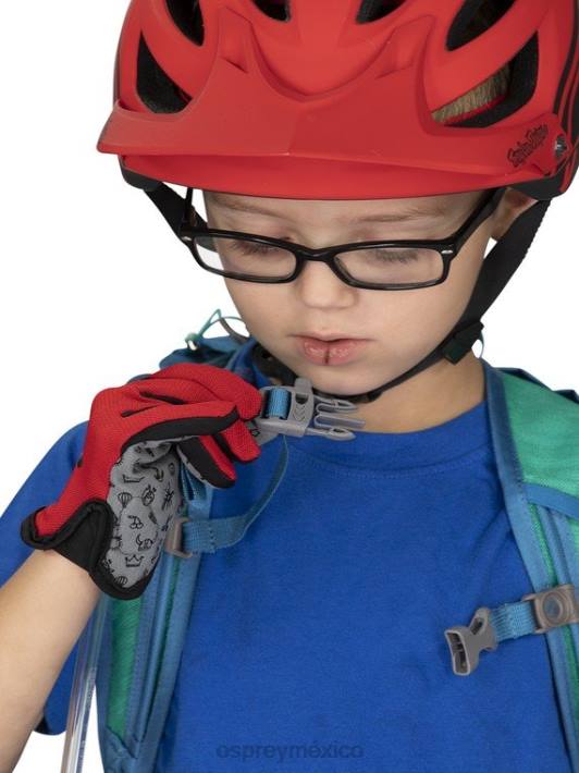 Osprey TPDI159 mochila ventana roja niños moki 1.5 ciclismo (4-12 años)
