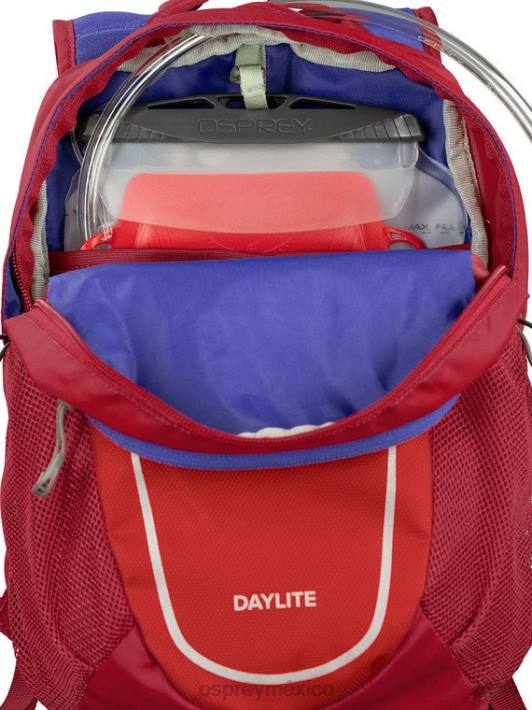 Osprey TPDI360 mochila rojo cósmico niños Daylite todos los días (4-12 años)